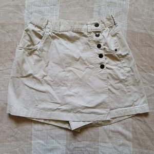 Vintage Sporty Tomato Girl Indie Latte Girl Preppy Poetcore Khaki Skort